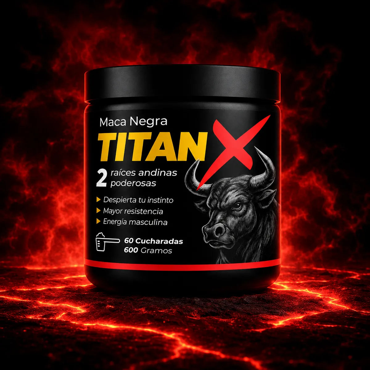 Maca Negra TitanX, 600 gramos